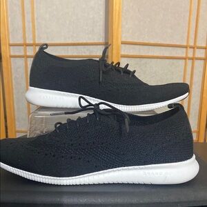 Cole Haan Men's Black Knit Sneakers
